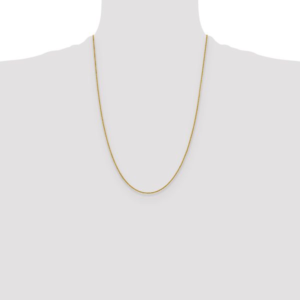 Leslie's 14K 1mm Sparkle Singapore Chain - Image 4