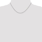 Leslie's 14K White Gold 1mm Sparkle Singapore Chain - Image 4