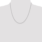 Leslie's 14K White Gold 1mm Sparkle Singapore Chain - Image 4