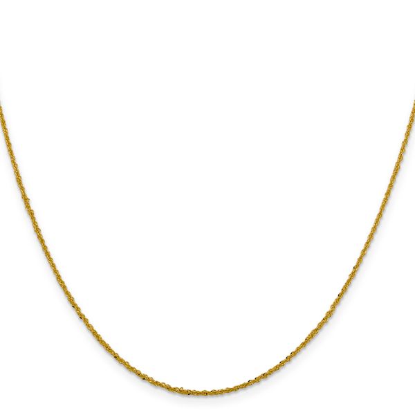Leslie's 14K 1.3mm Sparkle Singapore Chain - Image 2