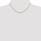 Leslie's 14K 1.3mm Sparkle Singapore Chain - Image 4