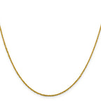 Leslie's 14K 1.3mm Sparkle Singapore Chain - Image 2