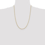Leslie's 14K 1.3mm Sparkle Singapore Chain - Image 4