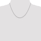 Leslie's 14K White Gold 1.3mm Sparkle Singapore Chain - Image 4