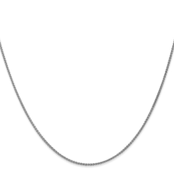 Leslie's 14K White Gold 1.2mm Spiga Chain - Image 2