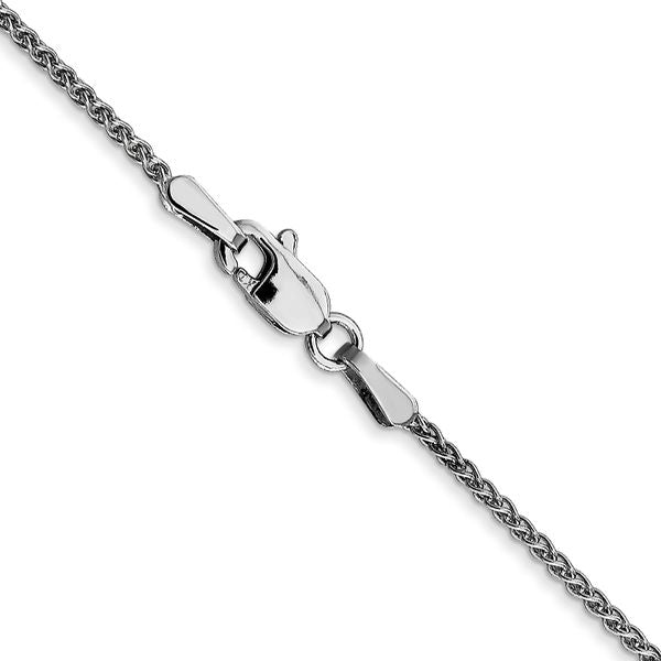Leslie's 14K White Gold 1.2mm Spiga Chain - Image 3