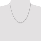 Leslie's 14K White Gold 1.2mm Spiga Chain - Image 4