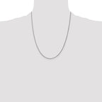 Leslie's 14K White Gold 1.2mm Spiga Chain - Image 4