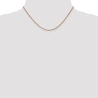 Leslie's 14K Rose Gold 1.2mm Spiga Chain - Image 4