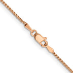Leslie's 14K Rose Gold 1.2mm Spiga Chain - Image 3