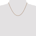 Leslie's 14K Rose Gold 1.2mm Spiga Chain - Image 4