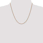 Leslie's 14K Rose Gold 1.2mm Spiga Chain - Image 4