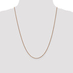 Leslie's 14K Rose Gold 1.2mm Spiga Chain - Image 4