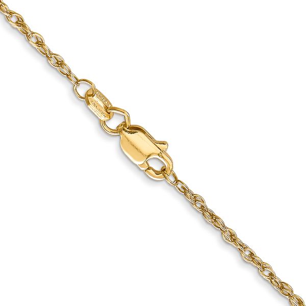 Leslie's 18K 16 inch 1.3mm Baby Rope with Lobster Clasp Chain - Image 3