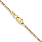 Leslie's 18K 16 inch 1.3mm Baby Rope with Lobster Clasp Chain - Image 3