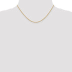 Leslie's 18K 16 inch 1.3mm Baby Rope with Lobster Clasp Chain - Image 4