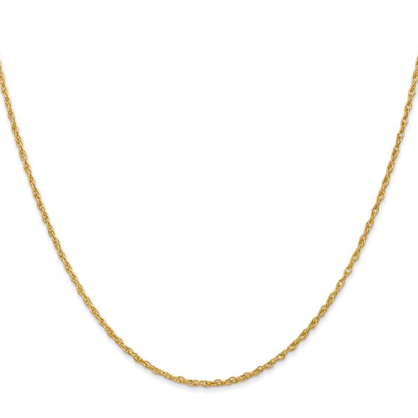 Leslie's 18K 18 inch 1.3mm Baby Rope with Lobster Clasp Chain - Image 2