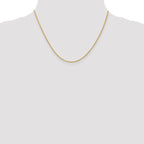 Leslie's 18K 18 inch 1.3mm Baby Rope with Lobster Clasp Chain - Image 4