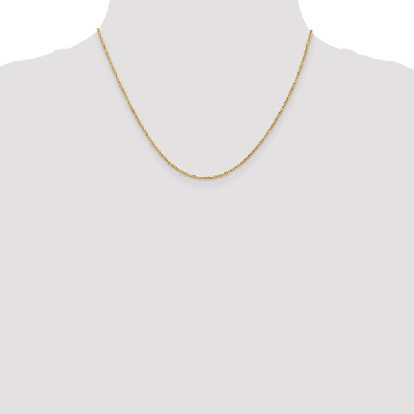 Leslie's 18K 18 inch 1.3mm Baby Rope with Lobster Clasp Chain - Image 4