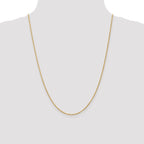 Leslie's 18K 24 inch 1.3mm Baby Rope with Lobster Clasp Chain - Image 4