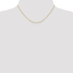 Leslie's 18K 16 inch 1.1mm Singapore with Spring Ring Clasp Chain - Image 4
