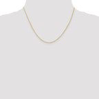 Leslie's 18K 18 inch 1.1mm Singapore with Spring Ring Clasp Chain - Image 4