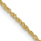 Leslie's 18K 20 inch 1.1mm Singapore with Spring Ring Clasp Chain