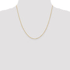 Leslie's 18K 20 inch 1.1mm Singapore with Spring Ring Clasp Chain - Image 4