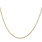 Leslie's 18K 16 inch 1mm Diamond-cut Spiga with Spring Ring Clasp Chain - Image 2