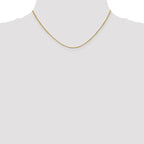 Leslie's 18K 16 inch 1mm Diamond-cut Spiga with Spring Ring Clasp Chain - Image 4