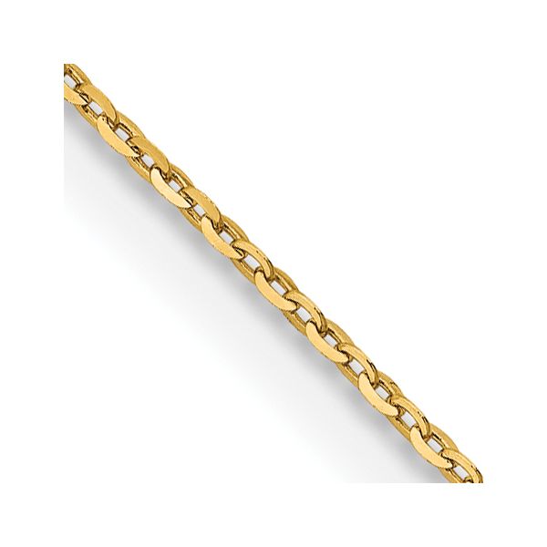18K Leslie's 1.15mm D/C Cable Chain