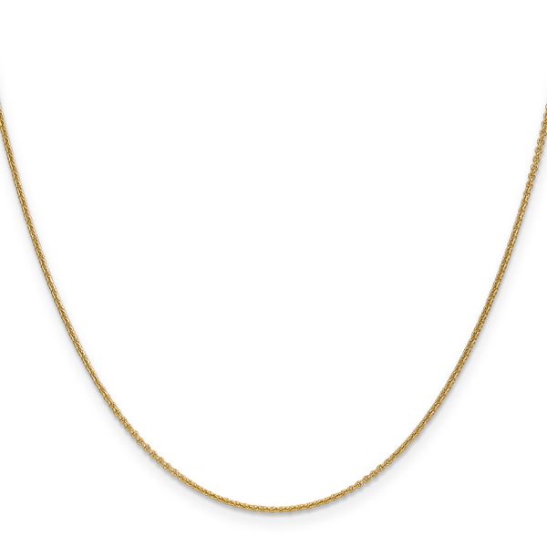 18K Leslie's 1.15mm D/C Cable Chain - Image 2