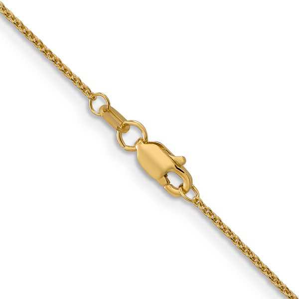 18K Leslie's 1.15mm D/C Cable Chain - Image 3