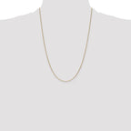 18K Leslie's 1.15mm D/C Cable Chain - Image 4