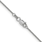 18K Leslie's WG 1.15mm D/C Cable Chain - Image 3