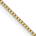 Leslie's 18K 16 inch .7mm Box with Lobster Clasp Chain