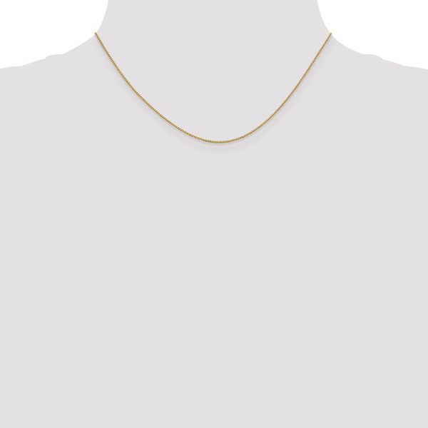Leslie's 18K 16 inch .7mm Box with Lobster Clasp Chain - Image 4