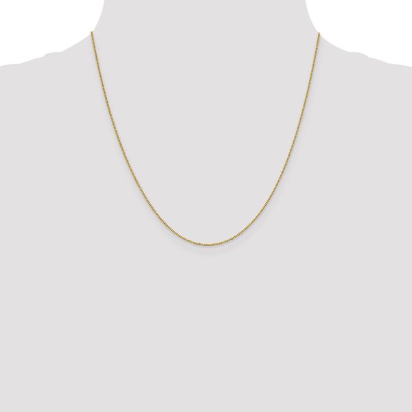 Leslie's 18K 20 inch .7mm Box with Lobster Clasp Chain - Image 4