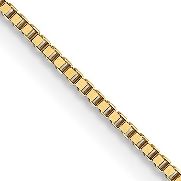 Leslie's 18K 24 inch .7mm Box with Lobster Clasp Chain
