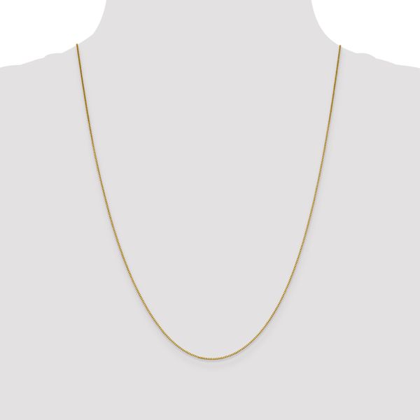 Leslie's 18K 24 inch .7mm Box with Lobster Clasp Chain - Image 4