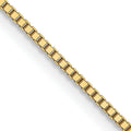 Leslie's 18K 16 inch .9mm Box with Lobster Clasp Chain