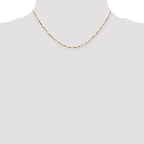 Leslie's 18K 16 inch .9mm Box with Lobster Clasp Chain - Image 4