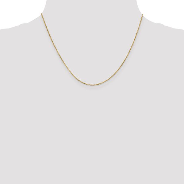 Leslie's 18K 18 inch .9mm Box with Lobster Clasp Chain - Image 4