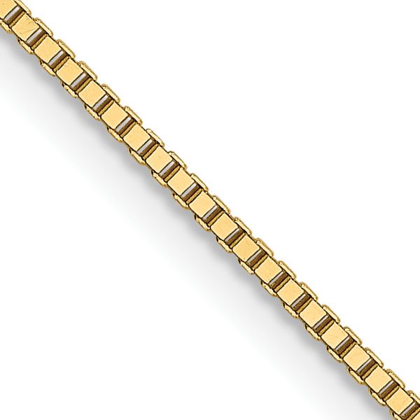 Leslie's 18K 20 inch .9mm Box with Lobster Clasp Chain