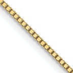 Leslie's 18K 20 inch .9mm Box with Lobster Clasp Chain