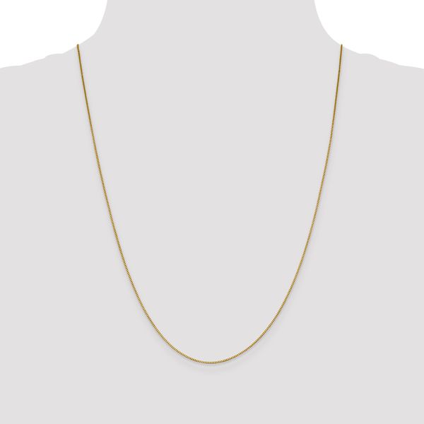 Leslie's 18K 24 inch .9mm Box with Lobster Clasp Chain - Image 4