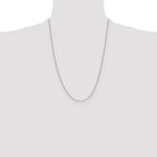 Leslie's 14K White Gold .8mm Spiga Chain - Image 4