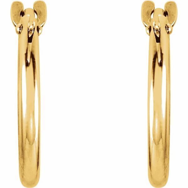 Youth Hoop Earrings - Image 2