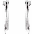 Youth Heart Hoop Earrings - Image 2