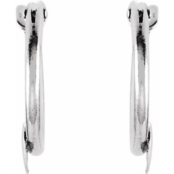 Youth Heart Hoop Earrings - Image 2